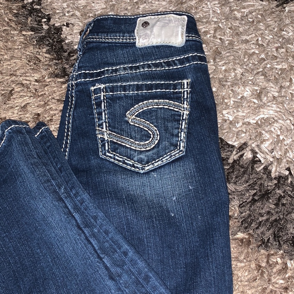 Silver Suki capri W 25 inseam 24